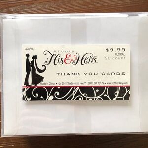 Wedding thank you cards